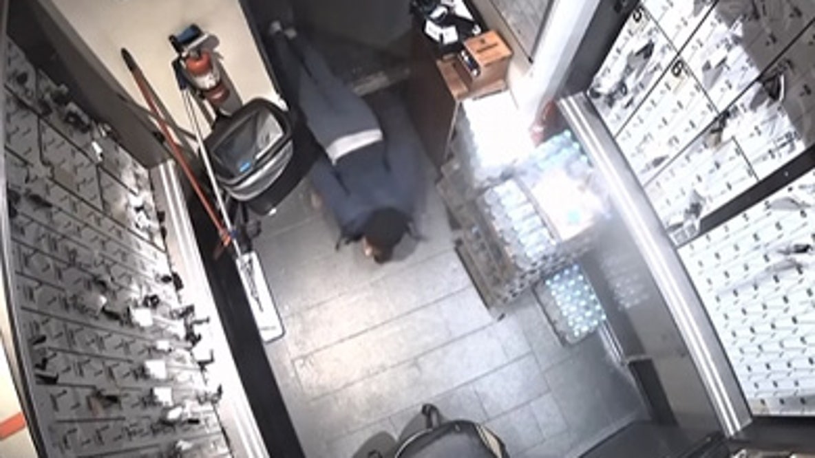 Suspect caught crawling into valet key room of hotel parking garage